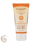 فلوئید ضد آفتاب بی‌رنگ سان‌سیف SPF50 مدل ACNE-FLUID