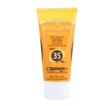کرم ضد آفتاب SPF35 رنگی سان سیف جلو بسته‌بندی